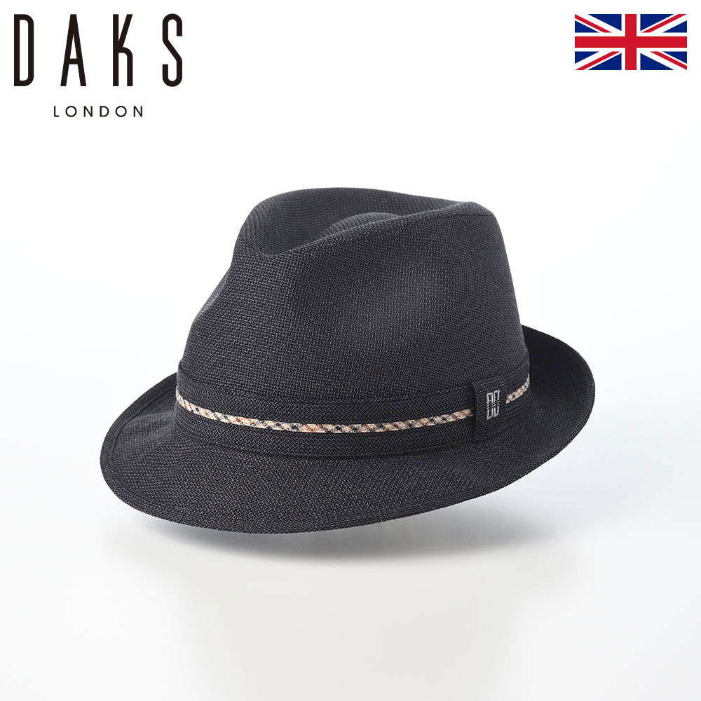 乐天商城 - DAKS ダックス 帽子 ソフトハット メンズ レディース 紳士帽 大きいサイズ サイズ調整 uv カジュアル アウトドア ブランド New Lescaut Chambray Mesh（ニューレスコー シャンブレーメッシュ） D3004 ブラック 父の日ギフト 2026