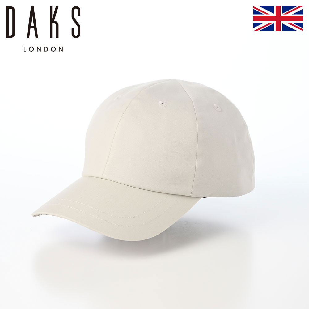 キャップ メンズ レディース 日本製 通年 大きいサイズ ダックス カジュアル DAKS Coat Cloth minicheck D3006 サイズ調節 アジャスター 大きめ 小さめ イギリス グレー 父の日 ギフト プレゼント 2026