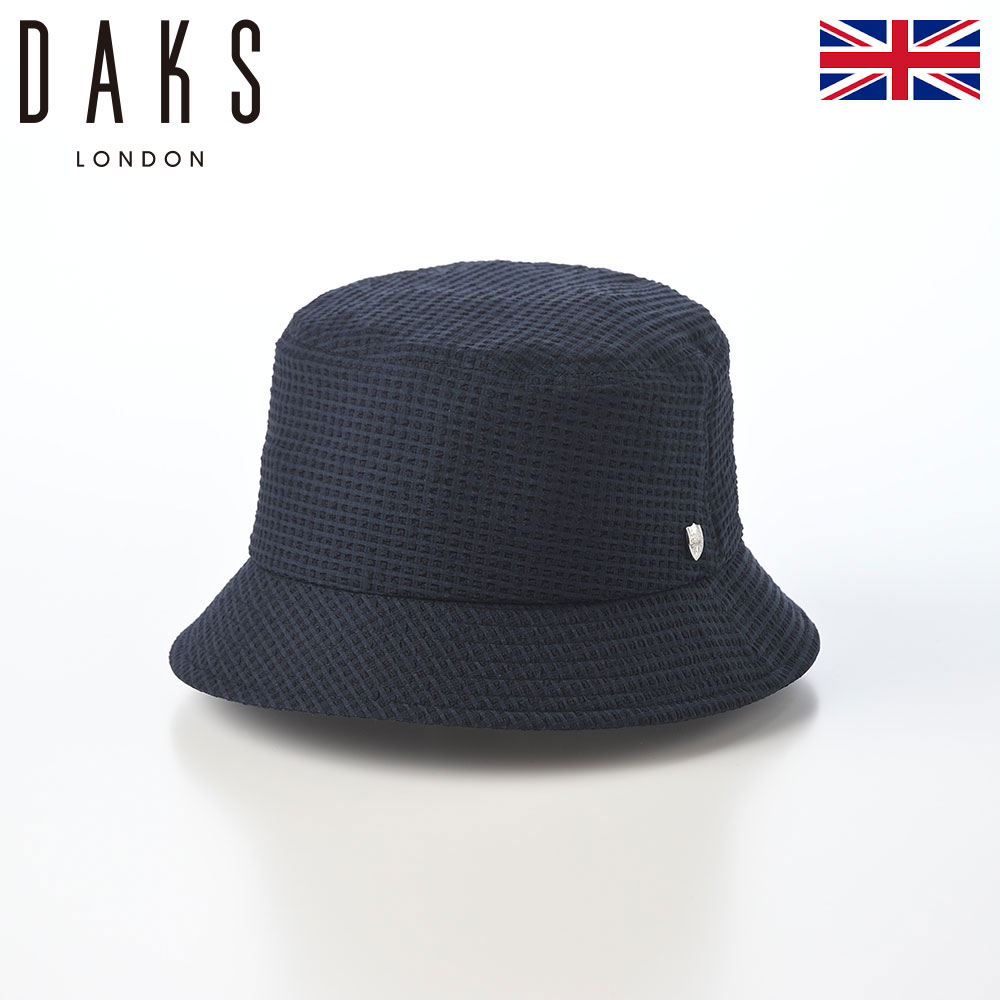 DAKS 닥스 모자 버킷 모자 맨즈 레이디스 신사 모자 큰 사이즈 사이즈 조정 uv 캐주얼 아웃도어 브랜드 Bucket Hat DotAir Sucker(버킷 모자 닷 에어 축구) D3011 네이비 아버지의 날 선물 2026