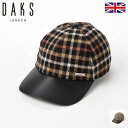 DAKS _bNX Cap Tartan CheckiLbv ^[^`FbNj D3809 Mtg v[g