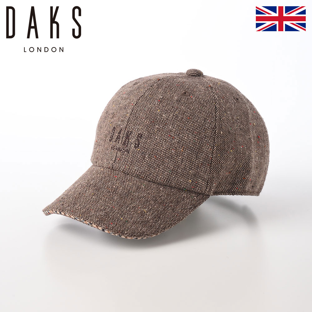 ダックス プレゼント メンズ（5000円程度） DAKS ダックス キャップ CAP 帽子 父の日 メンズ レディース 紳士 秋 冬 大きいサイズ おしゃれ カジュアル 普段使い 大きめ 小さめ サイズ調節 アジャスター ギフト プレゼント 送料無料 イギリスブランド Cap Tweed（キャップ ツイード） D3870 ベージュ