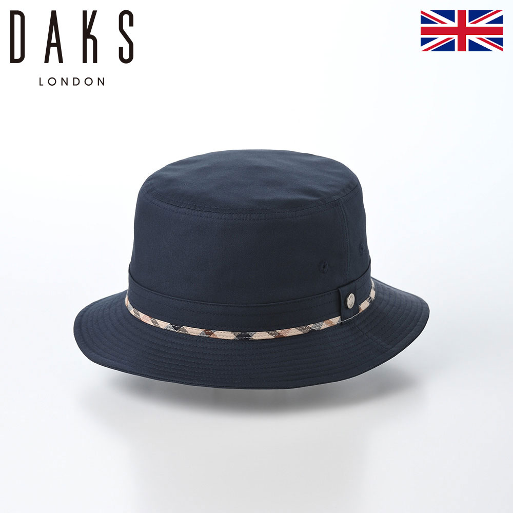 DAKS 帽子 バケットハット サファリハット メンズ レディース 秋 冬 ソフトハット ソフト帽 大きいサイズ アウトドア カジュアル ファッション小物 ブラ...