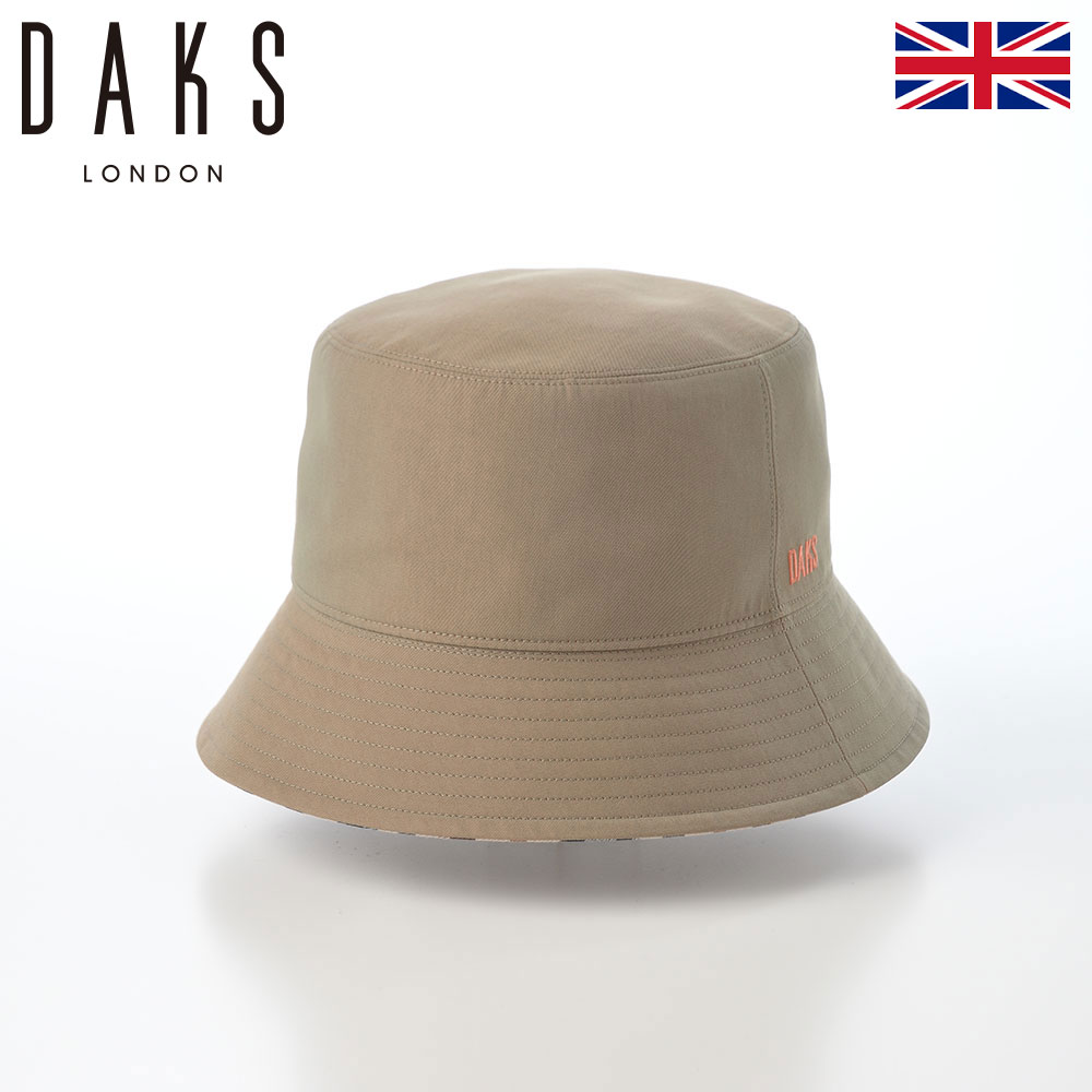 乐天商城 - DAKS ダックス ハット メンズ レディース Reversible Bucket（リバーシブルバケット）D9221 カーキ 帽子 バケットハット ハウスチェック 綿 ナイロン 日本製 手洗い可 秋冬 父の日ギフト2026