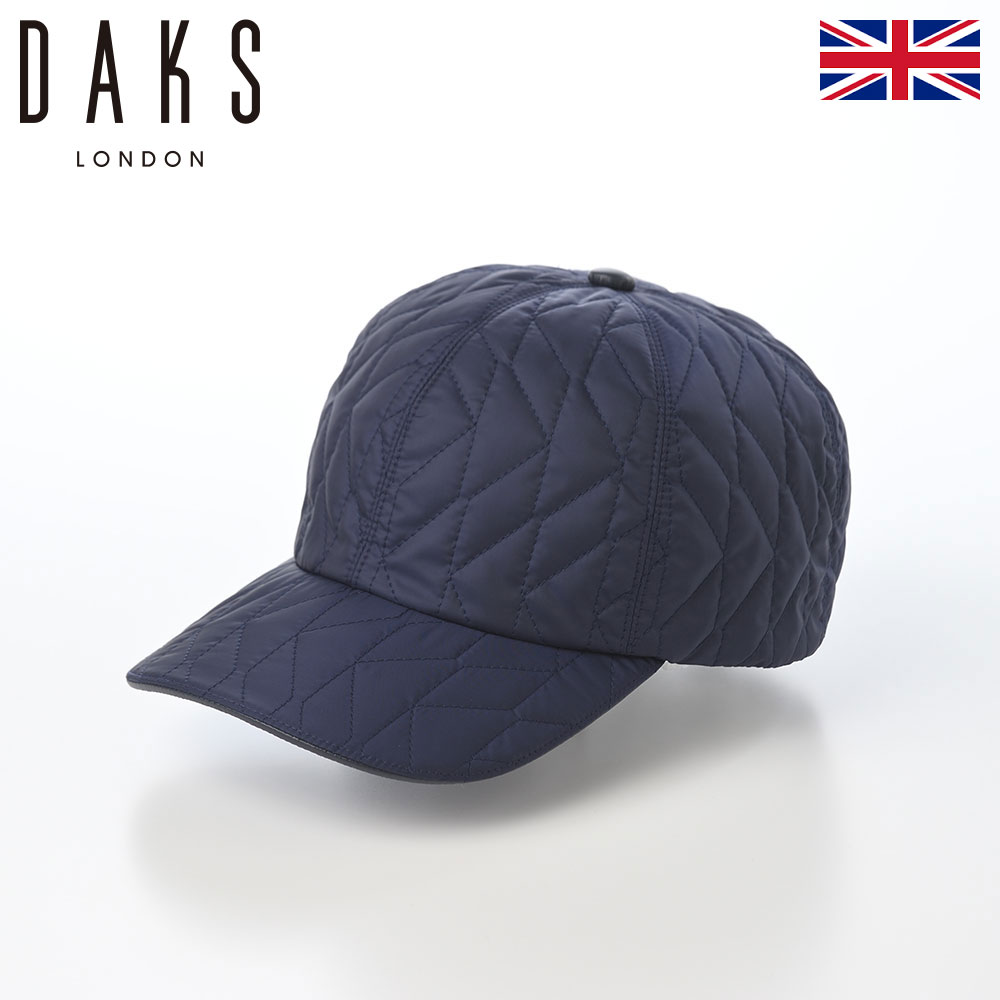 乐天商城 - ダックス 帽子 キャップ CAP メンズ サイズ調節可 おしゃれ カジュアル 普段使い イギリスブランド DAKS Quilting Cap(キルティングキャップ) D9222 ネイビー 父の日ギフト 2026
