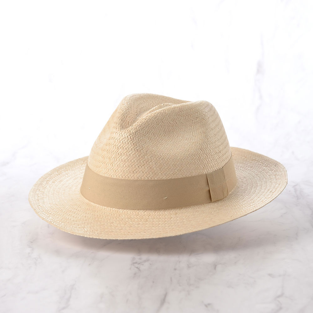 パナマハット メンズ 帽子 ブランド パナマ帽 春 夏 本パナマ パナマ帽子 紳士帽子 中折れハット 中折れ帽 フェドラ 大きいサイズ エクアドル製 ELOYBERNAL エロイベルナール PARIENTES NEU(パリエンテ ノイ) ゴールド ポイント5倍 2