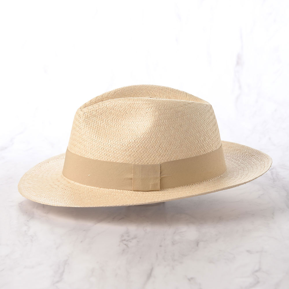 パナマハット メンズ 帽子 ブランド パナマ帽 春 夏 本パナマ パナマ帽子 紳士帽子 中折れハット 中折れ帽 フェドラ 大きいサイズ エクアドル製 ELOYBERNAL エロイベルナール PARIENTES NEU(パリエンテ ノイ) ゴールド ポイント5倍 3