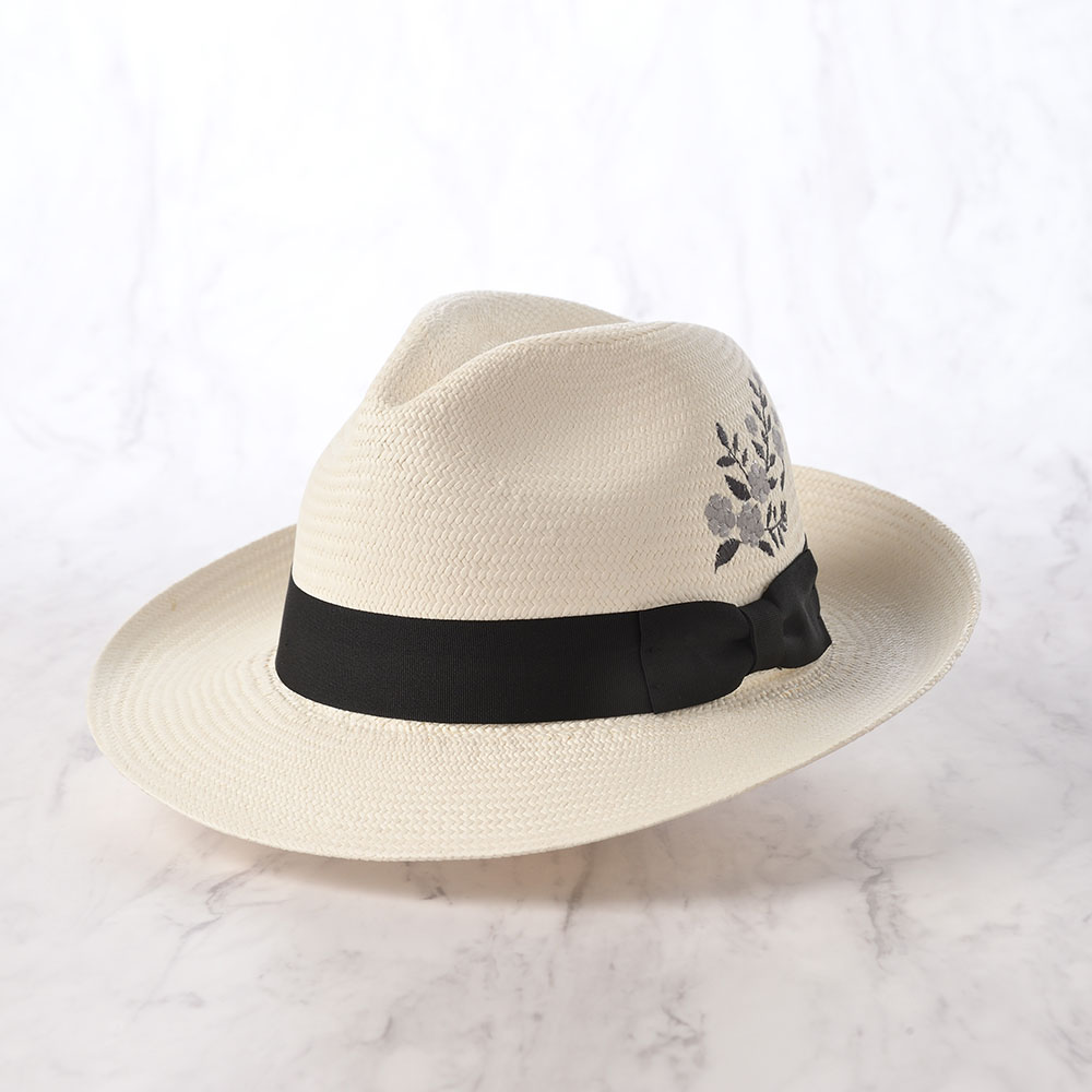 パナマハット メンズ 帽子 ブランド パナマ帽 春 夏 本パナマ パナマ帽子 紳士帽 中折れハット 中折れ帽 フェドラ 大きいサイズ エクアドル製 ELOYBERNAL エロイベルナール BOUQUET(ブーケ) バレンタインギフト