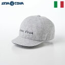 SINACOVA シナコバ キャップ CAP 帽子 メンズ レディース 大きいサイズ 秋 冬 ベースボールキャップ ブランド イタリア シンプル サイズ調整 カジュアル おしゃれ スポーツ 手洗い可 Melange Knit Cap(メランジニットキャップ) ES610 ライトグレー 071