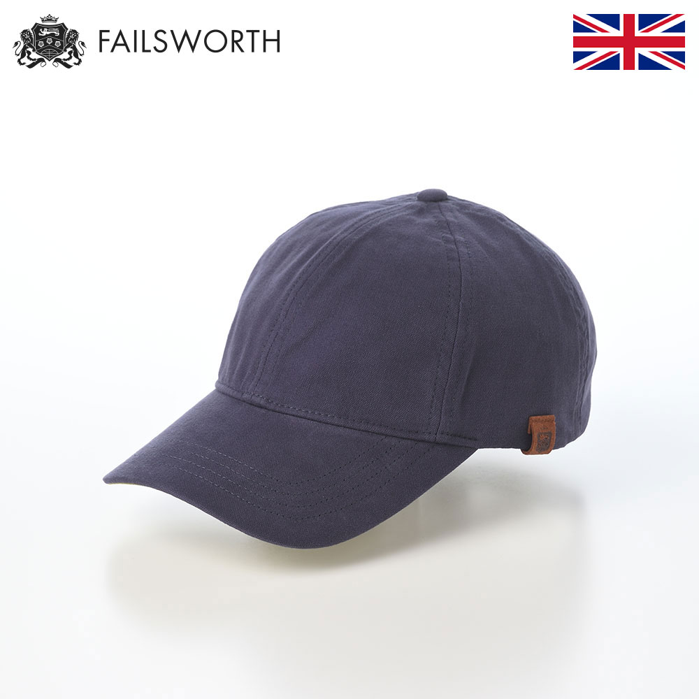 Cap - 【クーポン配布中】 FAILSWORTH キャップ CAP 帽子 春 夏 メンズ レディース 大きいサイズ シンプル おしゃれ フリーサイズ サイズ調整 英国 ブランド ファッション小物 アクセサリー フェイルスワース Canvas Baseball（キャンバス ベースボール） ネイビーライム
