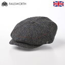 FAILSWORTH ハリスツイード キャスケット帽 秋 冬 帽子 メンズ レディース ハンチング キャップ CAP ウール 大きいサイズ メンズ帽子 英国ブランド イギリス製 フェイルスワース Harris Tweed Carloway（ハリスツイード キャロウェイ） 2012