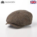 FAILSWORTH ハリスツイード キャスケット帽 秋 冬 帽子 メンズ レディース ハンチング キャップ CAP ウール 大きいサイズ メンズ帽子 英国ブランド イギリス製 フェイルスワース Harris Tweed Carloway（ハリスツイード キャロウェイ） 2013