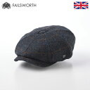 FAILSWORTH ハリスツイード キャスケット帽 秋 冬 帽子 メンズ レディース ハンチング キャップ CAP ウール 大きいサイズ メンズ帽子 英国ブランド イギリス製 フェイルスワース Harris Tweed …