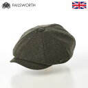 FAILSWORTH キャスケット帽 秋 冬 帽子 メンズ レディース 紳士 キャップ CAP 大きいサイズ おしゃれ カジュアル シンプル ギフト 送料無料 ...