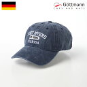 Gottmann コットンキャップ CAP 帽子 メンズ 春 夏 サイズ調整可 ベースボールキャップ 野球帽 シンプル おしゃれ 普段使い レディース UVプロテクト 紫外線対策 熱中症 ドイツブランド ゴットマン Carson Cotton（カーソン コットン） G2904805 ブルー