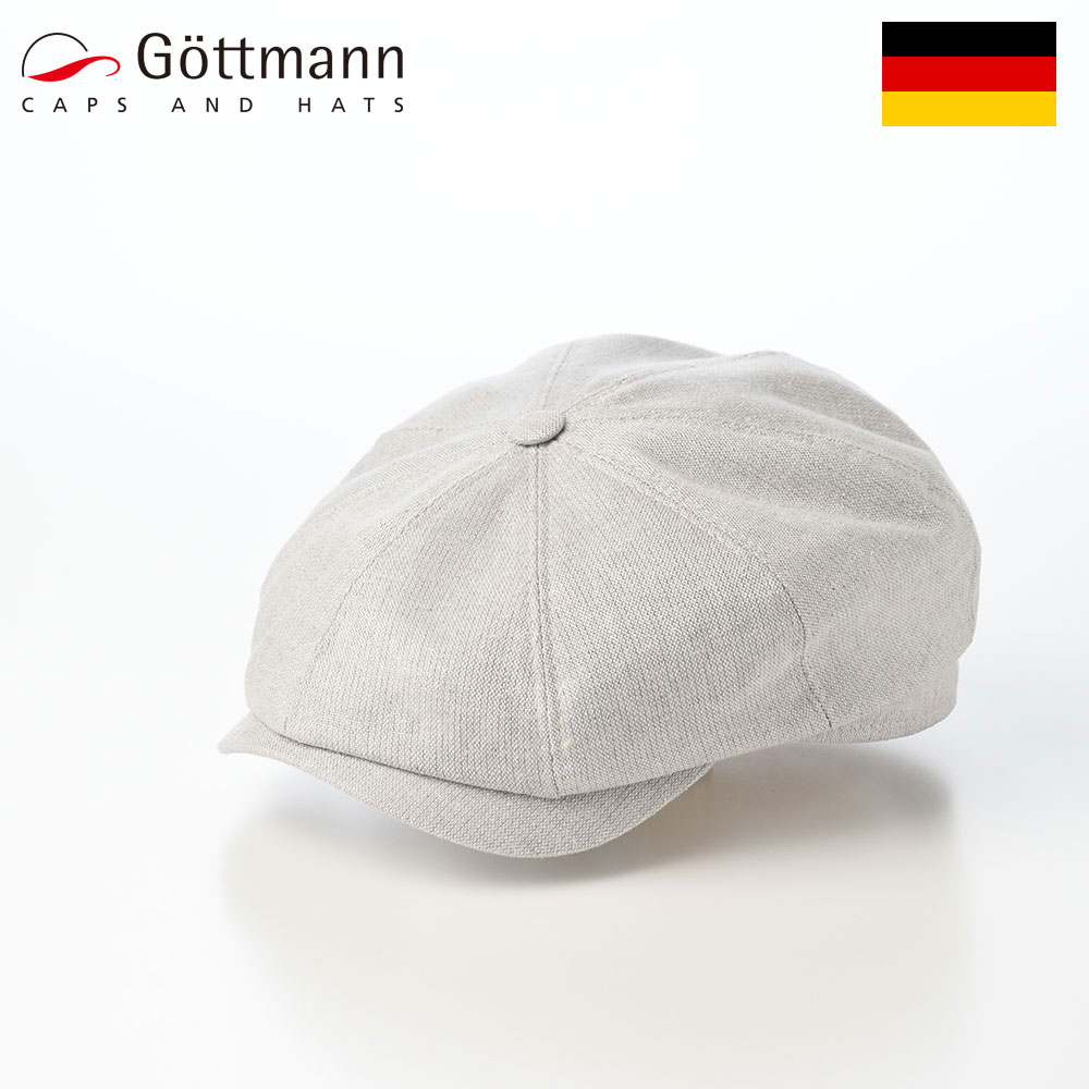 乐天商城 - キャスケット 帽子 メンズ レディース 春夏 帽子 キャップ CAP カジュアル 送料無料 ギフト Gottmann(ゴットマン) Kingston Silk（キングストン シルク） G2333462 ライトグレー 父の日ギフト 2026