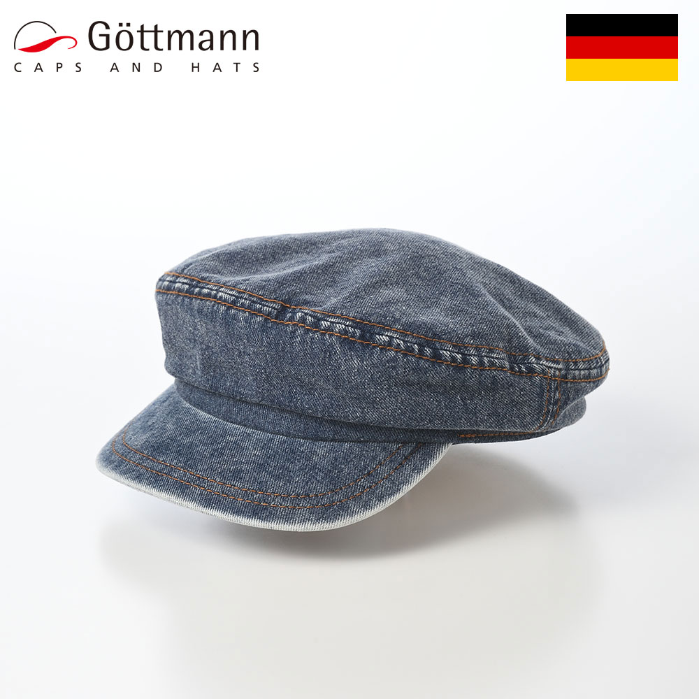 乐天商城 - マリンキャップ 帽子 メンズ レディース 帽子 キャップ CAP カジュアル 送料無料 ギフト Gottmann(ゴットマン) Newport Vintage Denim（ニューポート ヴィンテージデニム） G29922583 デニム