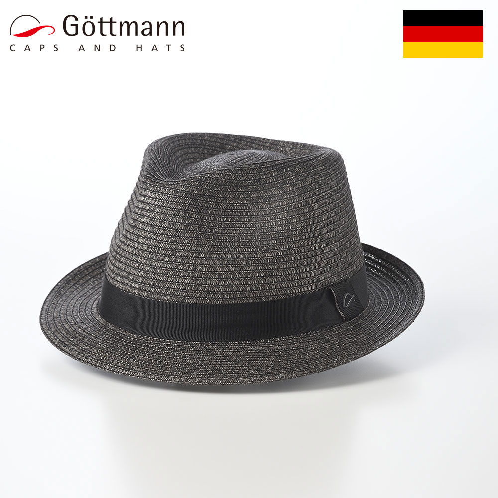 Rakuten - Gottmann 帽子 ペーパーハット 中折れハット メンズ レディース 春 夏 カジュアル おしゃれ 普段使い ドイツブランド ゴットマン Newman Paper Hat（ニューマン ペーパーハット） G29422624 ブラック