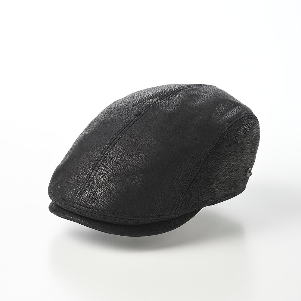 Gottmann ハンチング帽 本革 レザー 帽子 キャップ CAP メンズ レディース 秋 冬 ...
