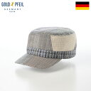 ゴールドファイル ワークキャップ 帽子 メンズ レディース カジュアル おしゃれ 紳士帽 ファッション小物 ブランド Patchwork Cap(パッチワーク キャップ) マルチ