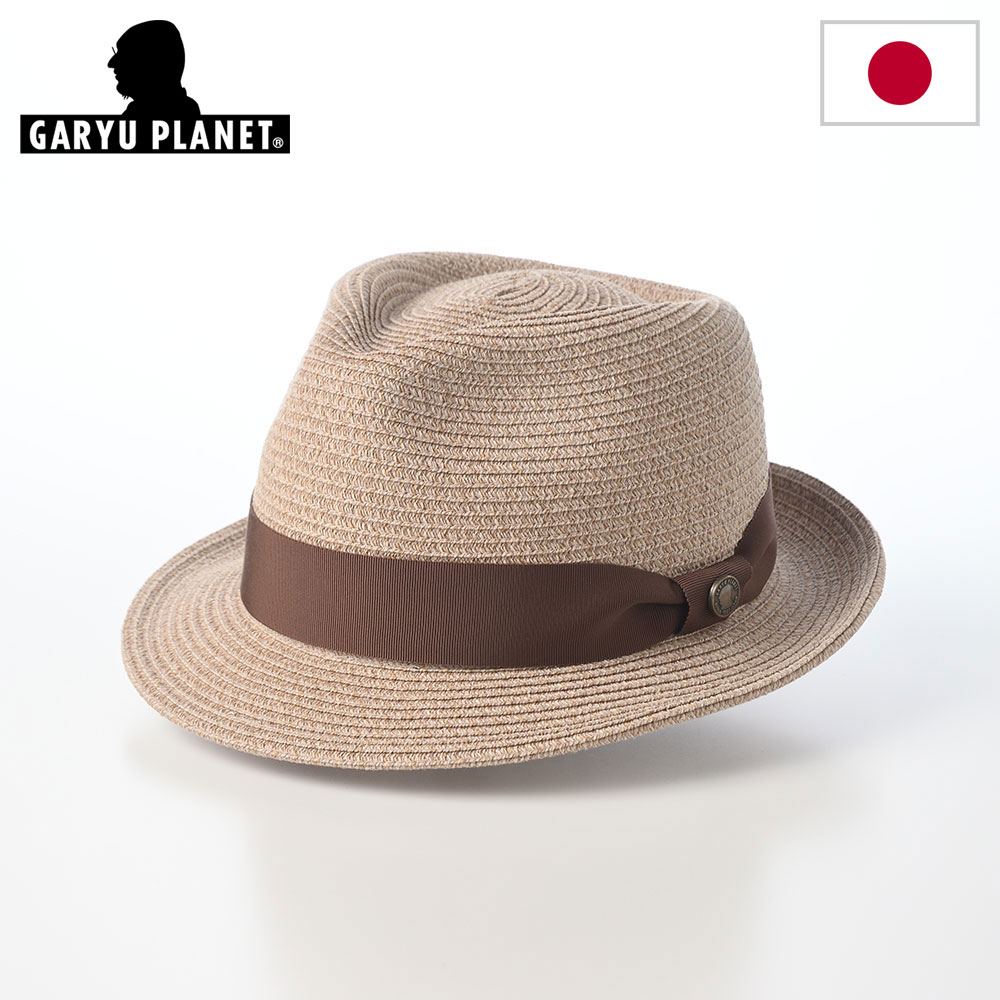 乐天商城 - GARYU PLANET ブレードハット 中折れハット メンズ Silk Braid Hat（シルク ブレードハット）857 ベージュ 帽子 日本製 シルク混 春夏 通気性 軽量 涼しい 父の日ギフト2026