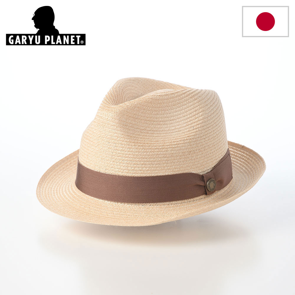 乐天商城 - GARYU PLANET ブレードハット 中折れハット メンズ Linen Braid Hat（リネン ブレードハット）860 ナチュラル 帽子 日本製 麻 レーヨン 春夏 通気性 スナップブリム 涼しい 父の日ギフト2026