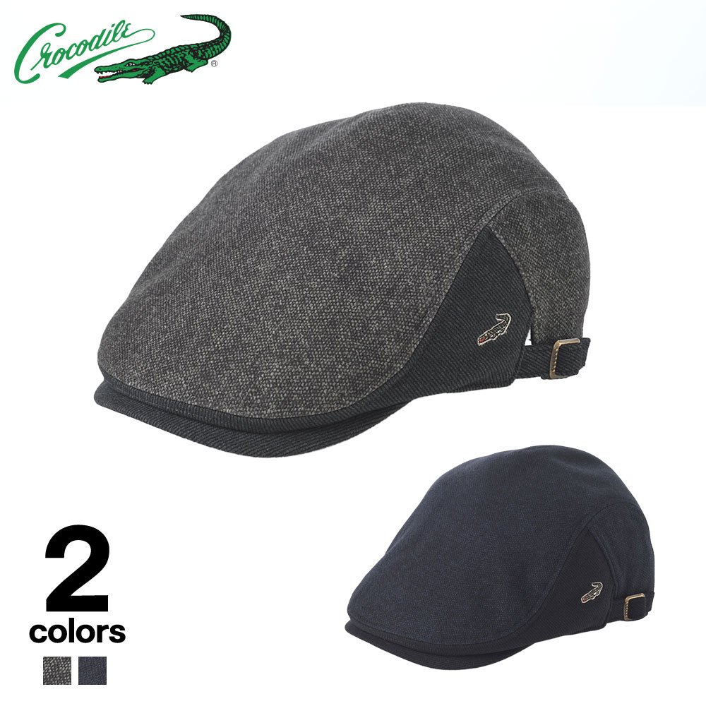 クロコダイル キャップ メンズ レディース Wool Touch SideFree Hunting（ウールタッチ サイドフリー ハンチング）