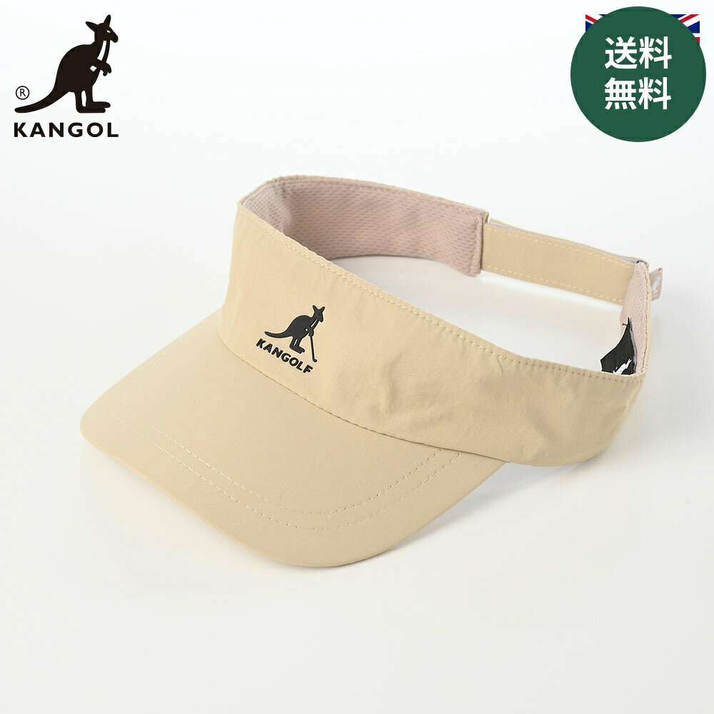 ■別のカラーはこちらバーガンディーライトグリーンネイビーライトブルー仕様 カラー：ベージュ ブランド：KANGOL（カンゴール）／イギリス 素材：綿60％、ナイロン40％ つばの広さ：約7cm 重さ：約50g サイズ調整箇所：後ろ 中国製 着用シーズン：春〜夏 ■ サイズの目安 フリーサイズ：適応サイズ 56〜60cm 1938年創業で80年以上の歴史を誇る、イギリスを代表する帽子ブランド KANGOL（カンゴール）は、1938年に英国カンブリア州クリーターで創業されたイギリスの帽子ブランドです。1918年に開業された前身は、フランスからバスクベレー帽などの商品を輸入して販売する帽子店でした。 KANGOL（カンゴール）のベレー帽は、第二次世界大戦中にイギリス軍の制服に採用されたのをきっかけに、知名度が高まります。特に、英雄モンゴメリー将軍が愛用する帽子として有名になりました。 ブランド名の「KANGOL（カンゴール）」は、帽子に使われる素材の、ニット（KNITTING）のK、アンゴラ（ANGORA）のANG、ウール（WOOL）のOLを組み合わせた造語と言われています。 シンボリックなカンガルーのロゴは、1983年に採用された後づけのもの。カンガルーのイメージから、オーストラリアのブランドと誤解されがちですが、上で紹介したようにイギリスのブランドになります。 第二次世界大戦後もその人気は盤石で、1948年に自国開催されたロンドンオリンピックの開会式では、英国チームの全員がKANGOL（カンゴール）のベレー帽をかぶって入場行進を行いました。 ザ・ビートルズの公式グッズにも採用され、多くのミュージシャンたちが愛用 KANGOL（カンゴール）といえば、「ビートルズの帽子」というイメージを持つ方も多いのではないでしょうか。 1960年代、帽子ブランドKANGOL（カンゴール）は、ティーンエイジャーをターゲットとしたプロモーション展開を模索します。 当時、若者たちに最も影響力をもっていたのは、イギリス・リバプール出身のロックバンドであるザ・ビートルズでした。KANGOL（カンゴール）は、そんなザ・ビートルズに白羽の矢を立てます。 ザ・ビートルズが本国イギリスからアメリカに初進出して大成功を収めた1964年、KANGOL（カンゴール）は、ザ・ビートルズの公式アイテムとして、帽子の全世界独占製造・販売権を取得しました。 販促活動の一環として、ザ・ビートルズのメンバー自らが帽子を着用しプロモーションを行うことで、KANGOL（カンゴール）の帽子は、「ビートルズの帽子」としてザ・ビートルズの音楽とともに、世界中の若者文化の中へと浸透していきました。