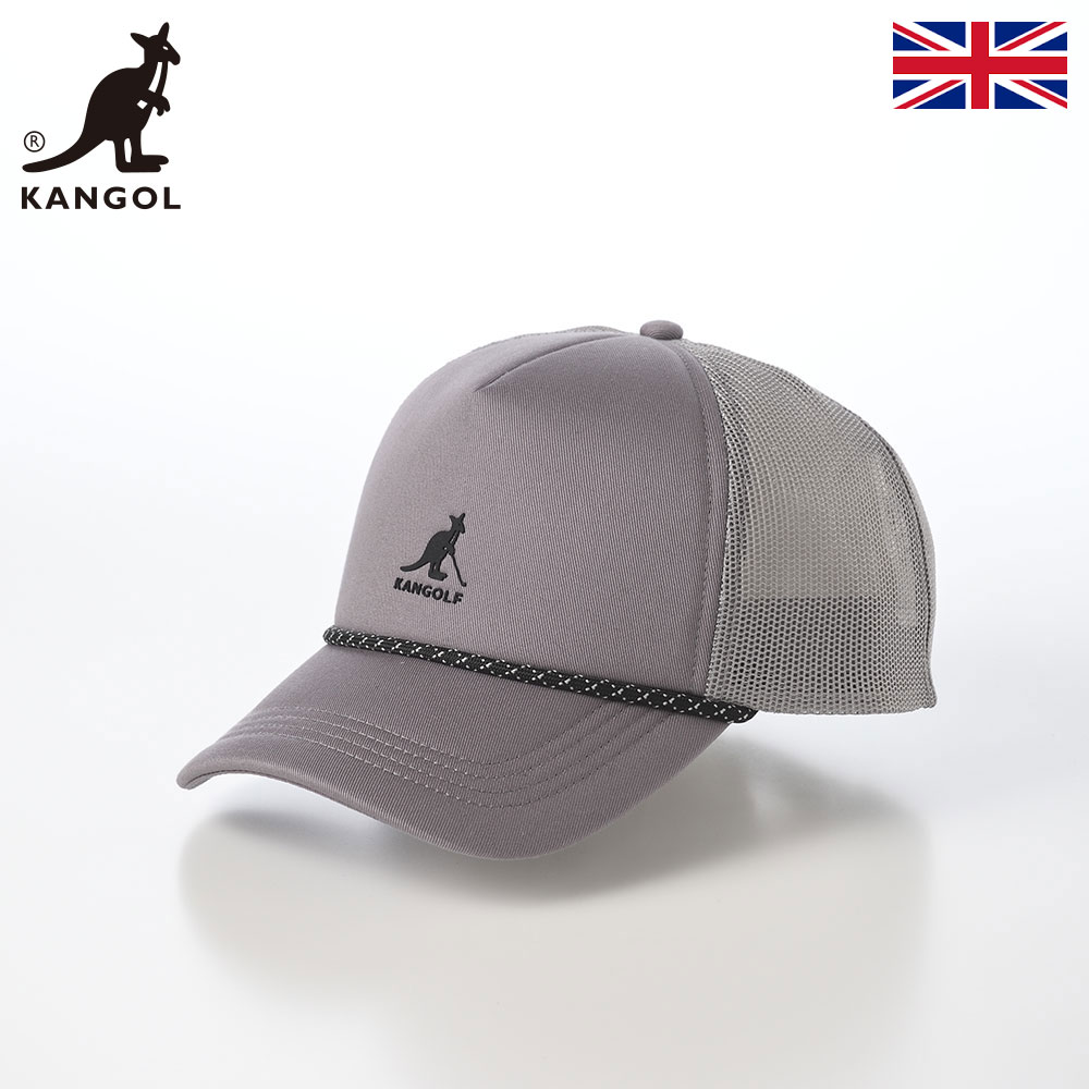 Rakuten - KANGOL カンゴール 帽子 キャップ cap メンズ レディース ユニセックス カジュアル スポーツ ブランド イギリス 英国 KANGOLF LOGO TRUCKER（カンゴルフ ロゴ トラッカー） グレー 父の日ギフト