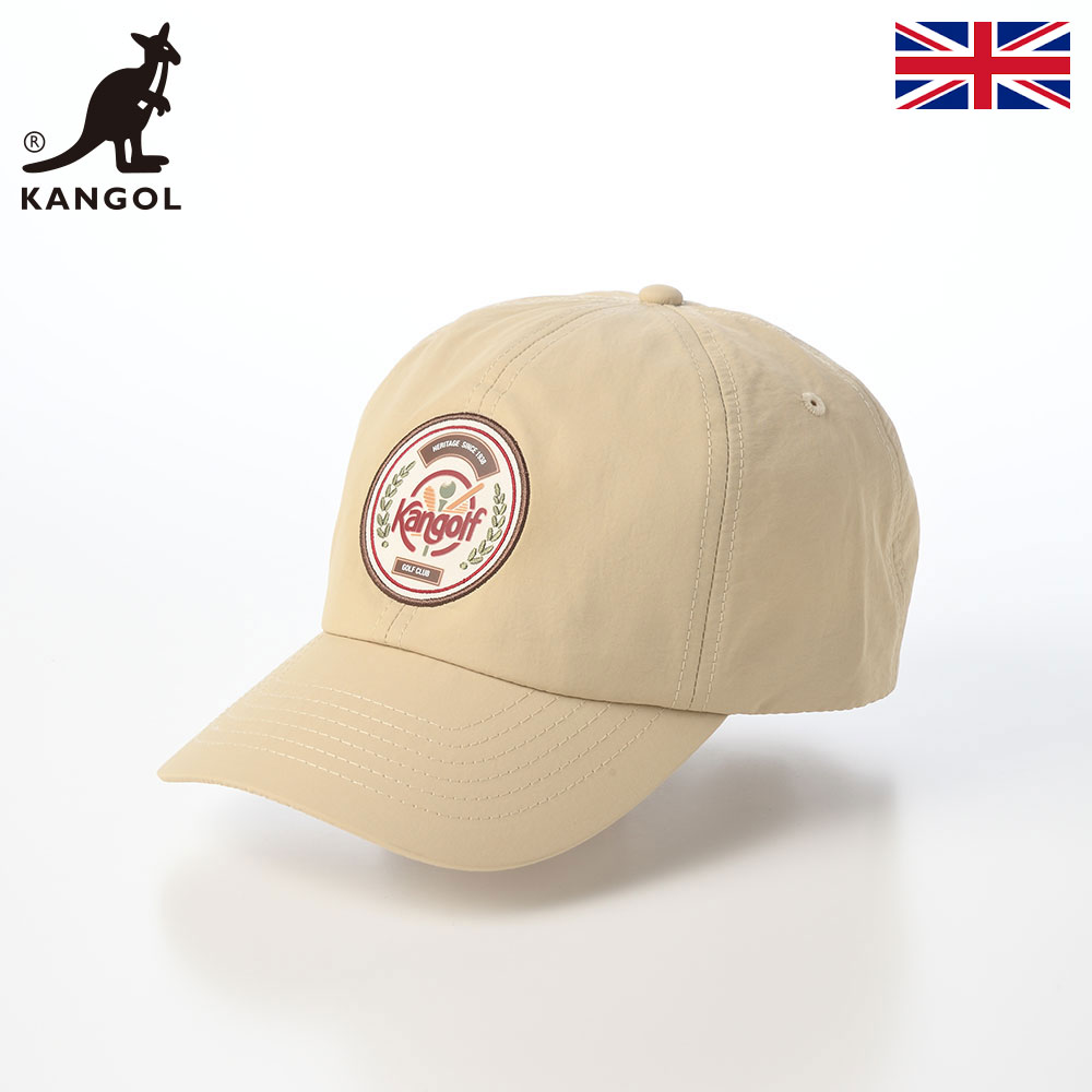Rakuten - KANGOL カンゴール 帽子 キャップ cap メンズ レディース ユニセックス カジュアル スポーツ ブランド イギリス 英国 KANGOLF GOLF CLUB BASEBALL（カンゴルフ ゴルフクラブ ベースボール） ベージュ 父の日ギフト