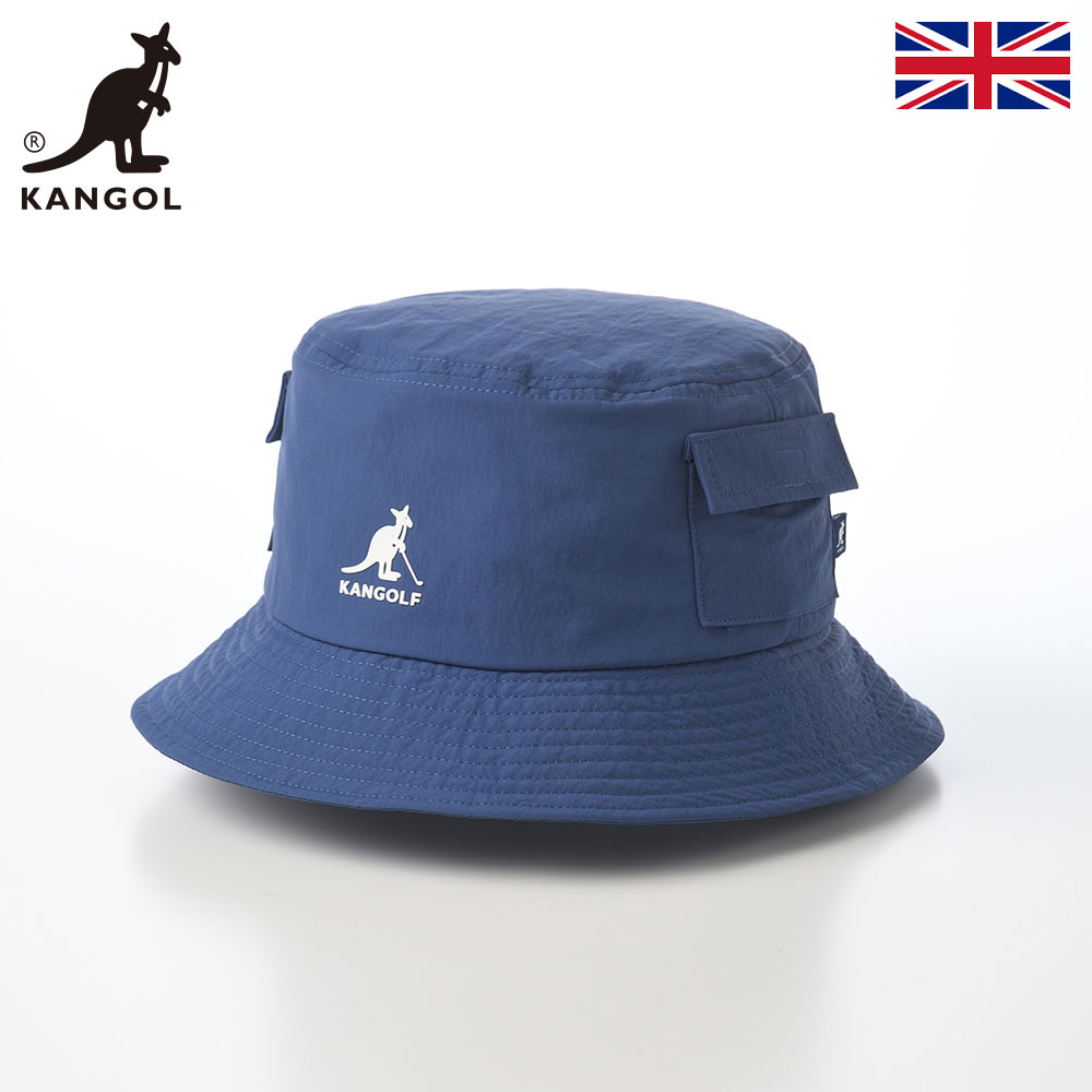 バケットハット cap メンズ レディース ユニセックス 通年 カジュアル KANGOL カンゴール KANGOLF LAHINCH スポーツ イギリス 英国 ブルー ギフト プレゼント