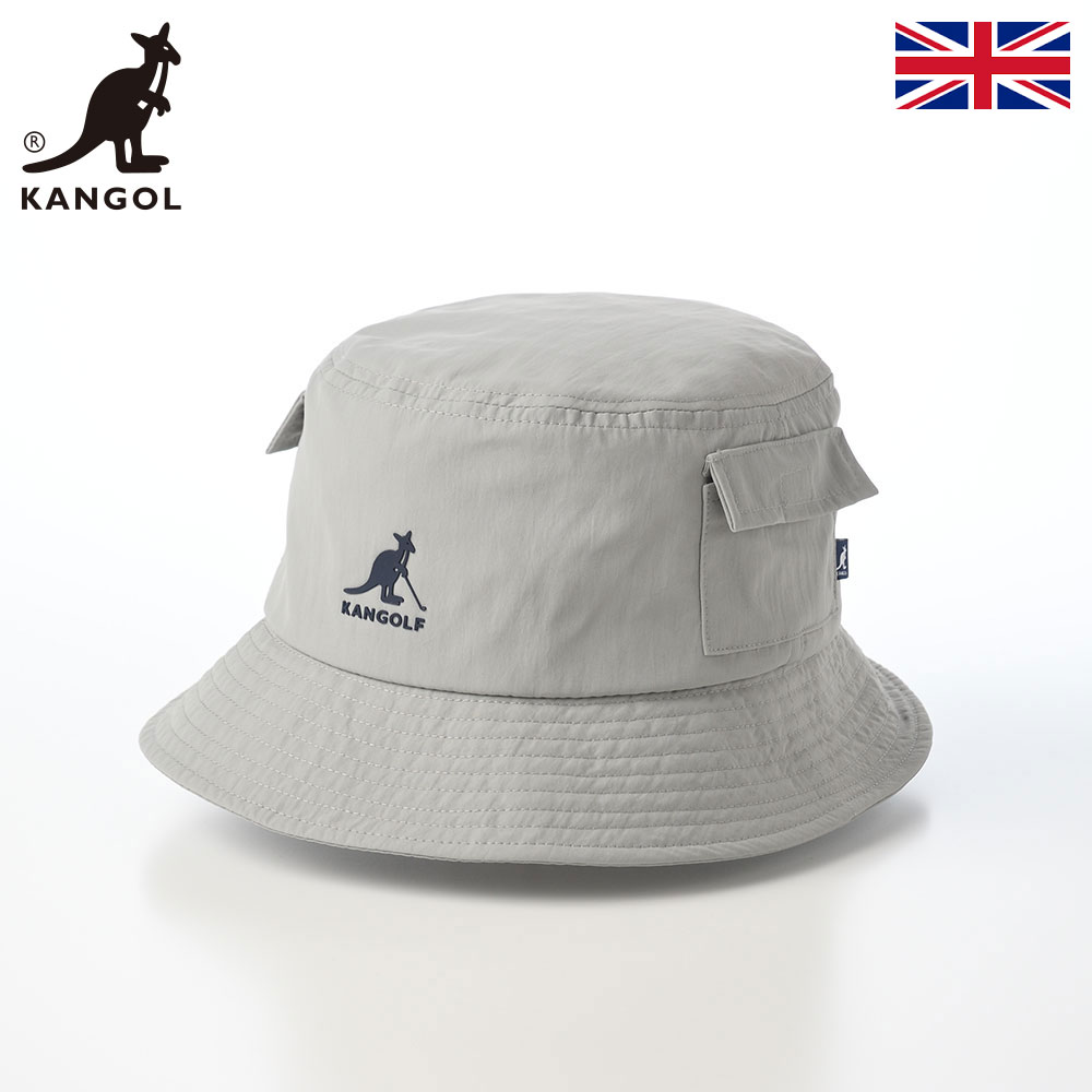 KANGOL カンゴール 帽子 バケットハット cap メンズ レディース ユニセックス カジュアル スポーツ ブランド イギリス 英国 KANGOLF LAHINCH（カンゴルフ ラヒンチ） グレー
