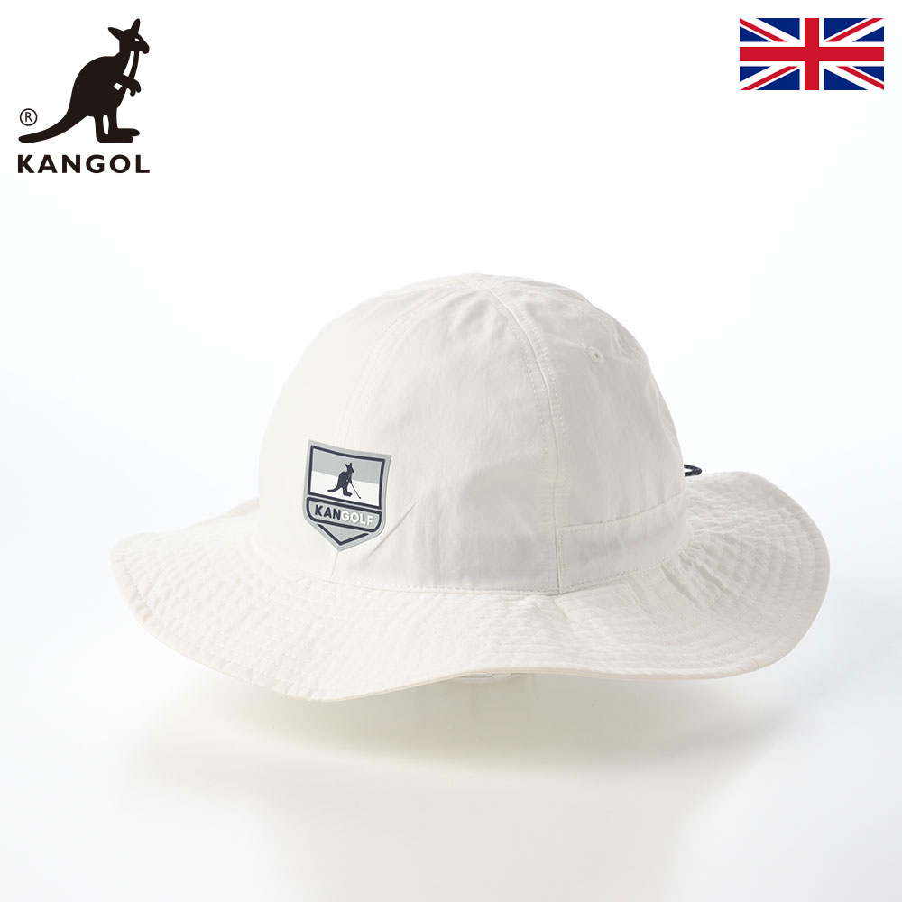 Rakuten - KANGOL カンゴール 帽子 バケットハット cap メンズ レディース ユニセックス カジュアル スポーツ ブランド イギリス 英国 KANGOLF SEAL BUCKET（カンゴルフ シール バケット） ホワイト 父の日ギフト