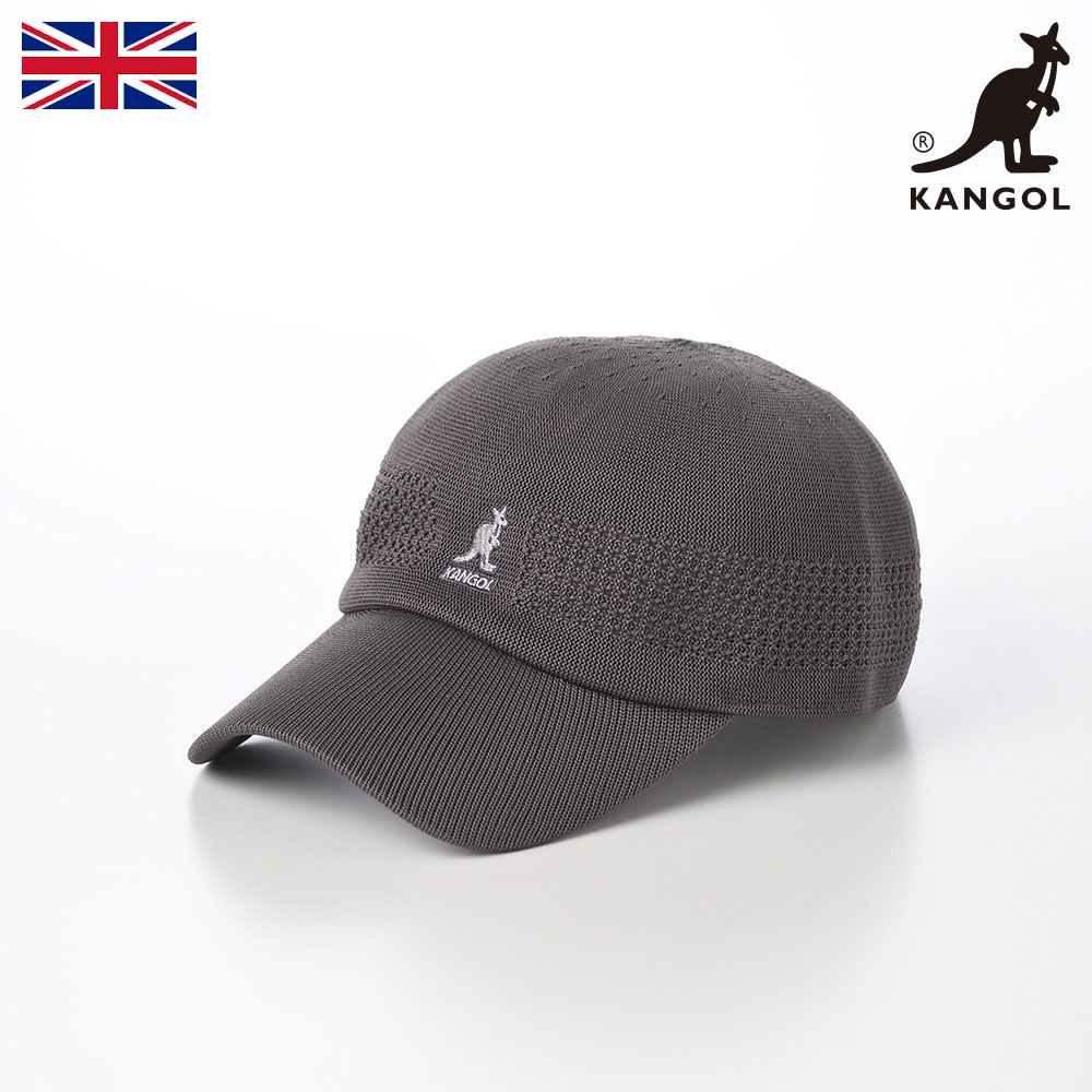 KANGOL カンゴール 帽子 キャップ cap 春 夏 メンズ レディース ユニセックス カジュアル スポーツ ブランド イギリス 英国 TROPIC VENTAIR SPACECAP（トロピック ベントエアー スペースキャップ） チャコール