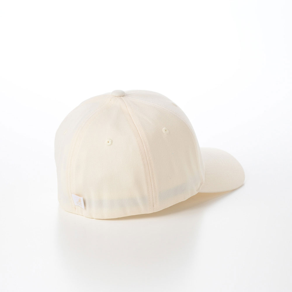 メンズハット・帽子専門店 時谷堂のKANGOL カンゴール 帽子 キャップ cap オールシーズン 春夏秋冬 メンズ レディース ユニセックス カジュアル スポーツ ブランド イギリス 英国 WOOL FLEXFIT BASEBALL(ウール フレックスフィット ベースボール) ホワイト 熱中症 暑さ対策 ギフト｜アングル3