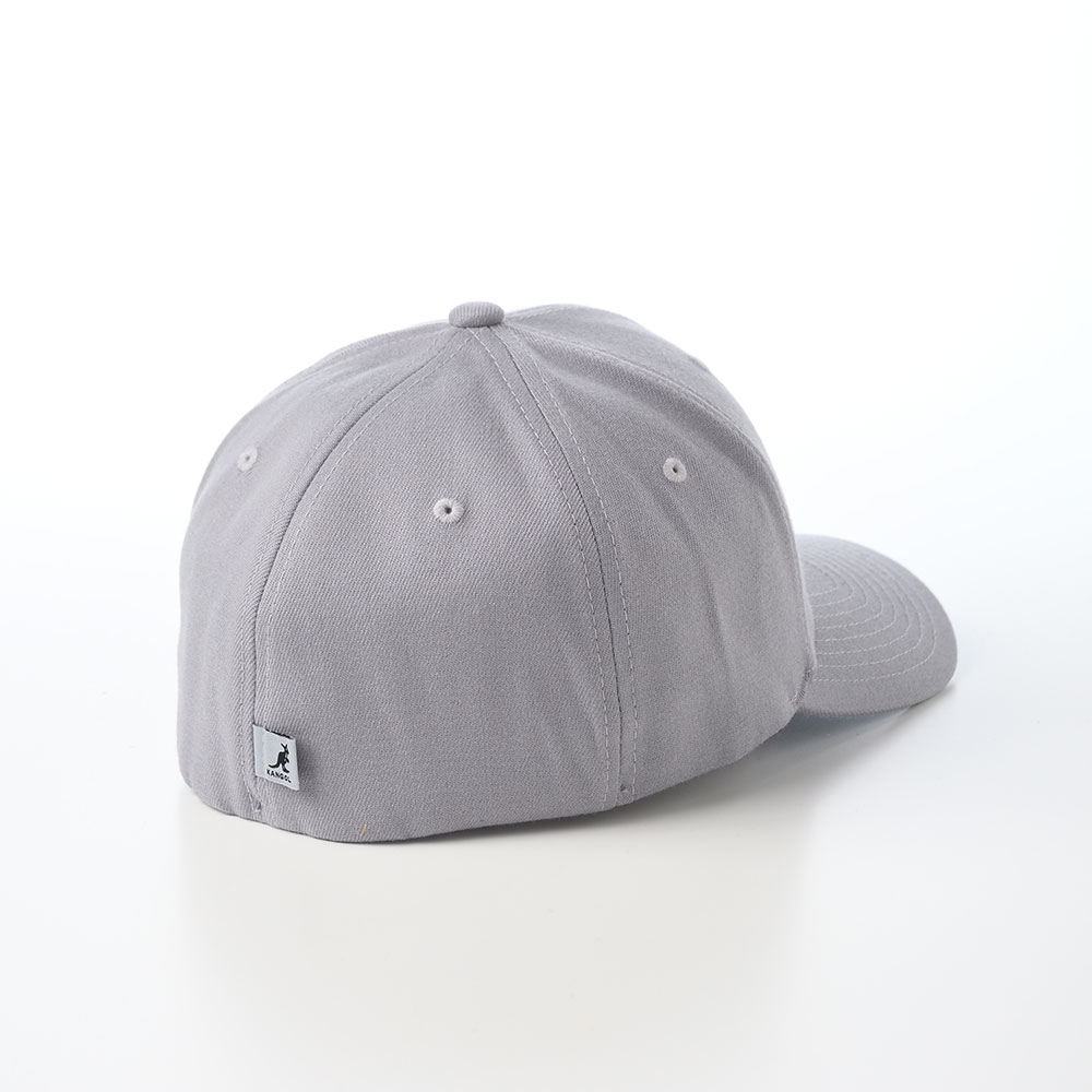 KANGOL カンゴール 帽子 キャップ cap オールシーズン 春夏秋冬 メンズ レディース ユニセックス カジュアル スポーツ ブランド イギリス 英国 LEATHER PATCH FLEXFIT BB（レザー パッチ フレックスフィット） シルバー