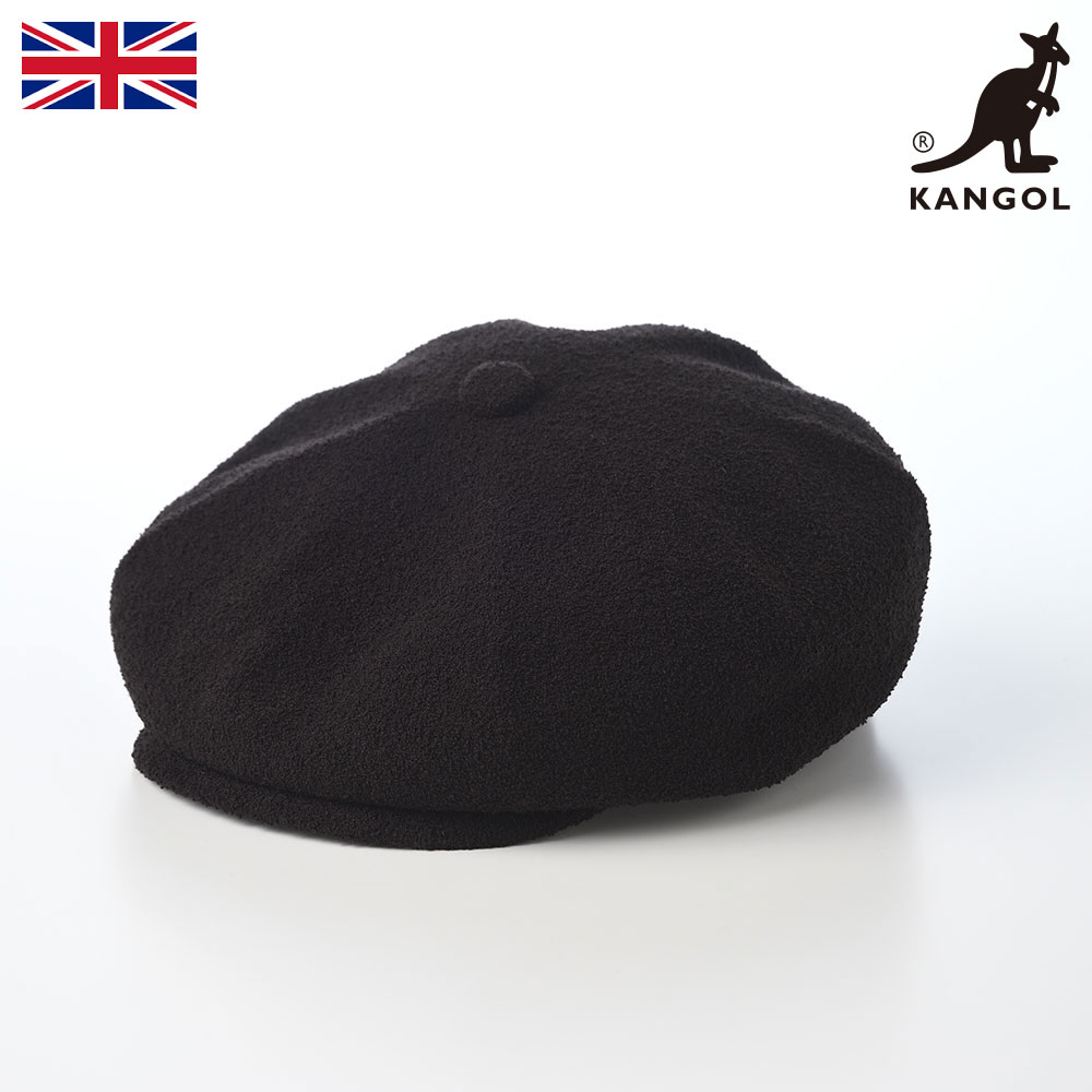 Rakuten - 【スーパーSALE】 KANGOL カンゴール 帽子 ブランド オールシーズン 春夏秋冬 メンズ レディース ユニセックス キャスケット カジュアル タウンユース ファッション小物 BERMUDA HAWKER(バミューダ ホーカー) ブラック 父の日ギフト 2026