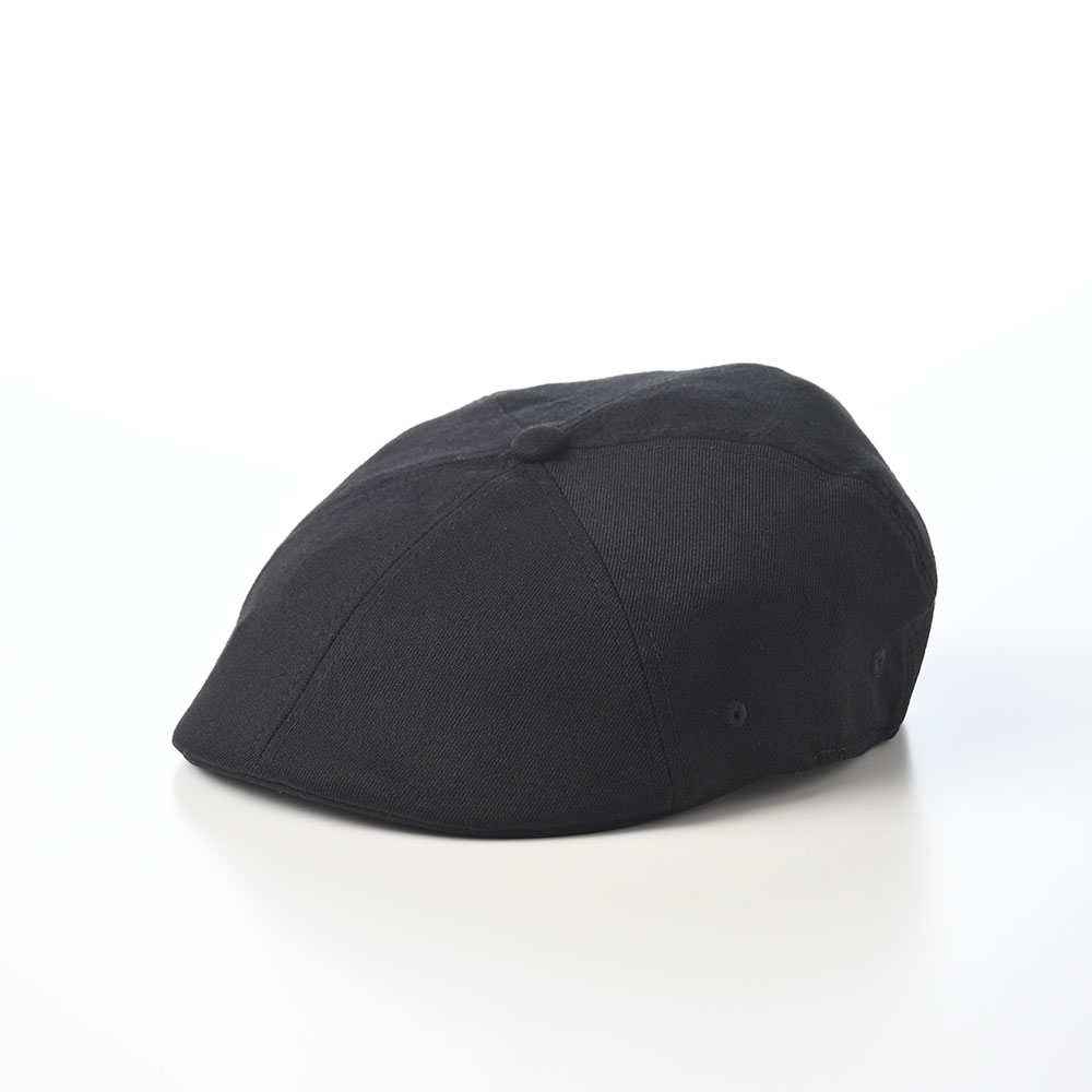 メンズハット・帽子専門店 時谷堂のKANGOL カンゴール 帽子 ハンチング帽 ブランド オールシーズン 春夏秋冬 メンズ レディース ユニセックス キャップ cap カジュアル タウンユース ファッション小物 WOOL FLEXFIT 504（ウール フレックスフィット） ブラック ギフト｜アングル2