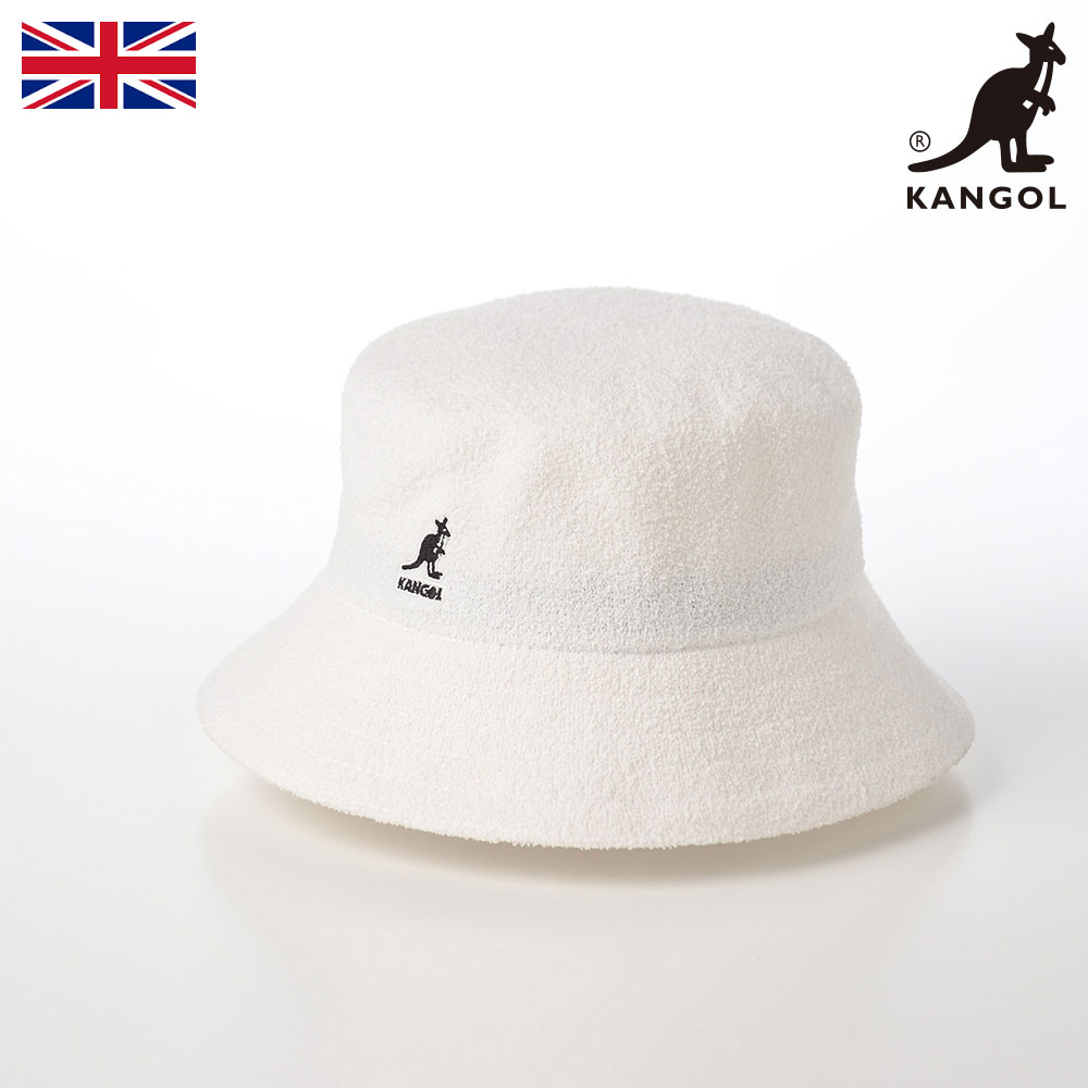 KANGOL カンゴール 帽子 父の日 バケットハット ブランド オールシーズン 春夏秋冬 メンズ レディース ユニセックス サファリハット ソフト帽 カジュアル タウンユース ファッション小物 BERMUDA BUCKET（バミューダ バケット） ホワイト