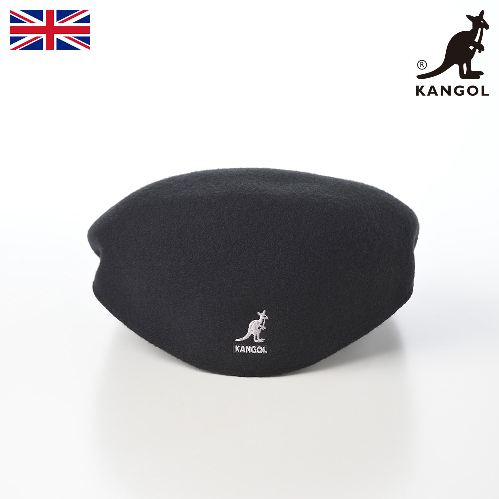 KANGOL カンゴール 帽子 ハンチング メンズ レディース ユニセックス ハンチングベレー ブランド イギリス 英国 WOOL 504(ウール) ブラック