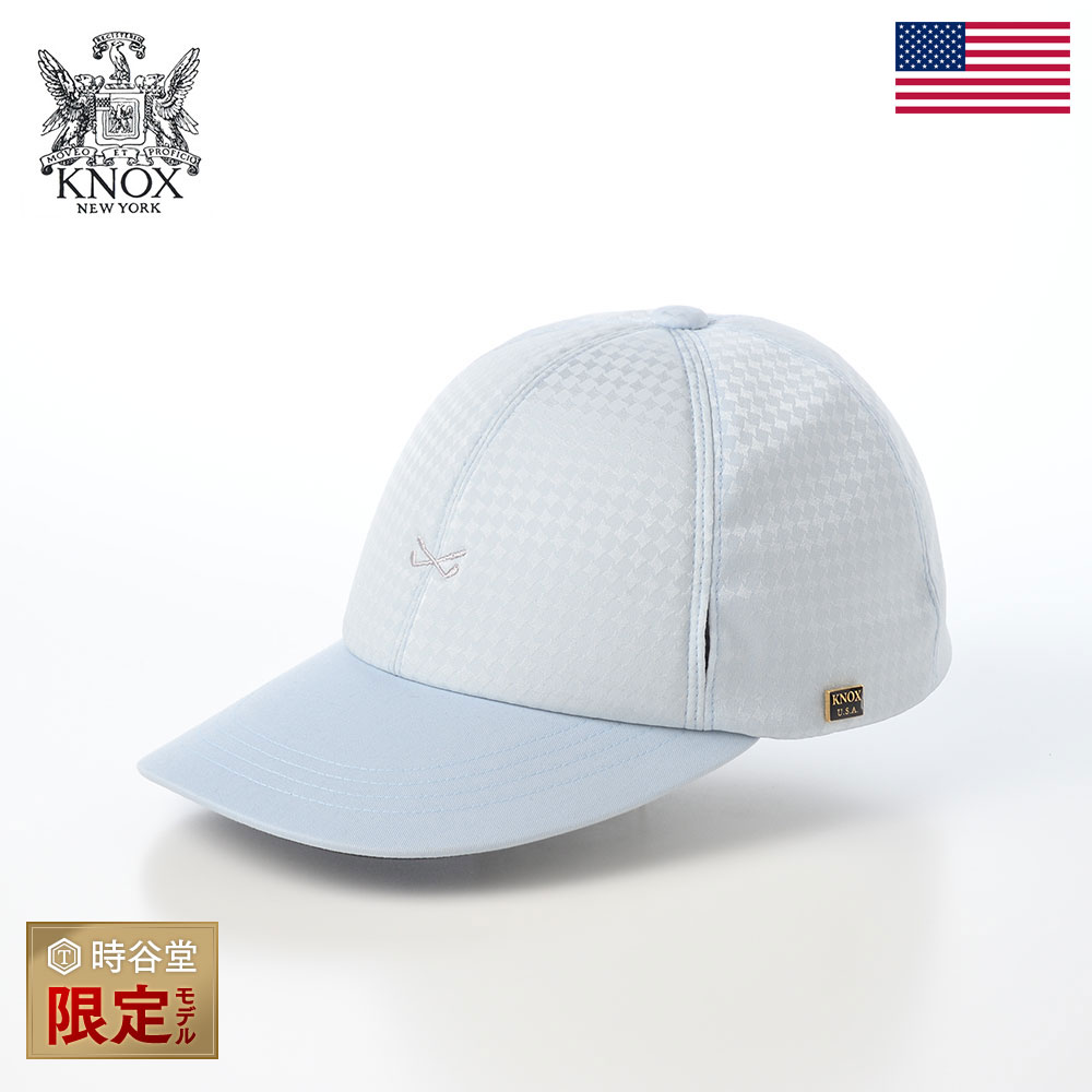 樂天商城 - ノックス ゴルフキャップ メンズ レディース 日本製 春 夏 帽子 送料無料 Aeria Golf Cap（エアリア ゴルフキャップ） ブルー