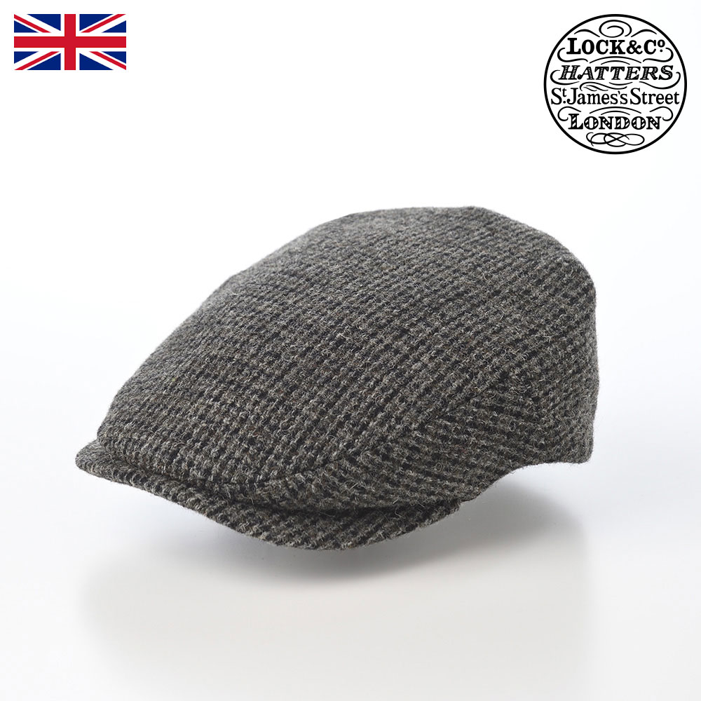 ジェームスロック ハンチング 秋 冬 メンズ 紳士帽 大きいサイズ おしゃれ 高級 ブランド ファッション小物 DRIFTER(ドリフター) グレー