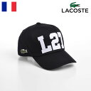 ラコステ LACOSTE キャップ メンズ レディース 帽子 CAP オールシーズン カジュアル シンプル スポーティ ワニロゴ サイズ調整 ユニセックス ギフト プレゼント 送料無料 あす楽 ラコステ L27 COTTON CAP（L27 コットンキャップ） L1177 ブラック