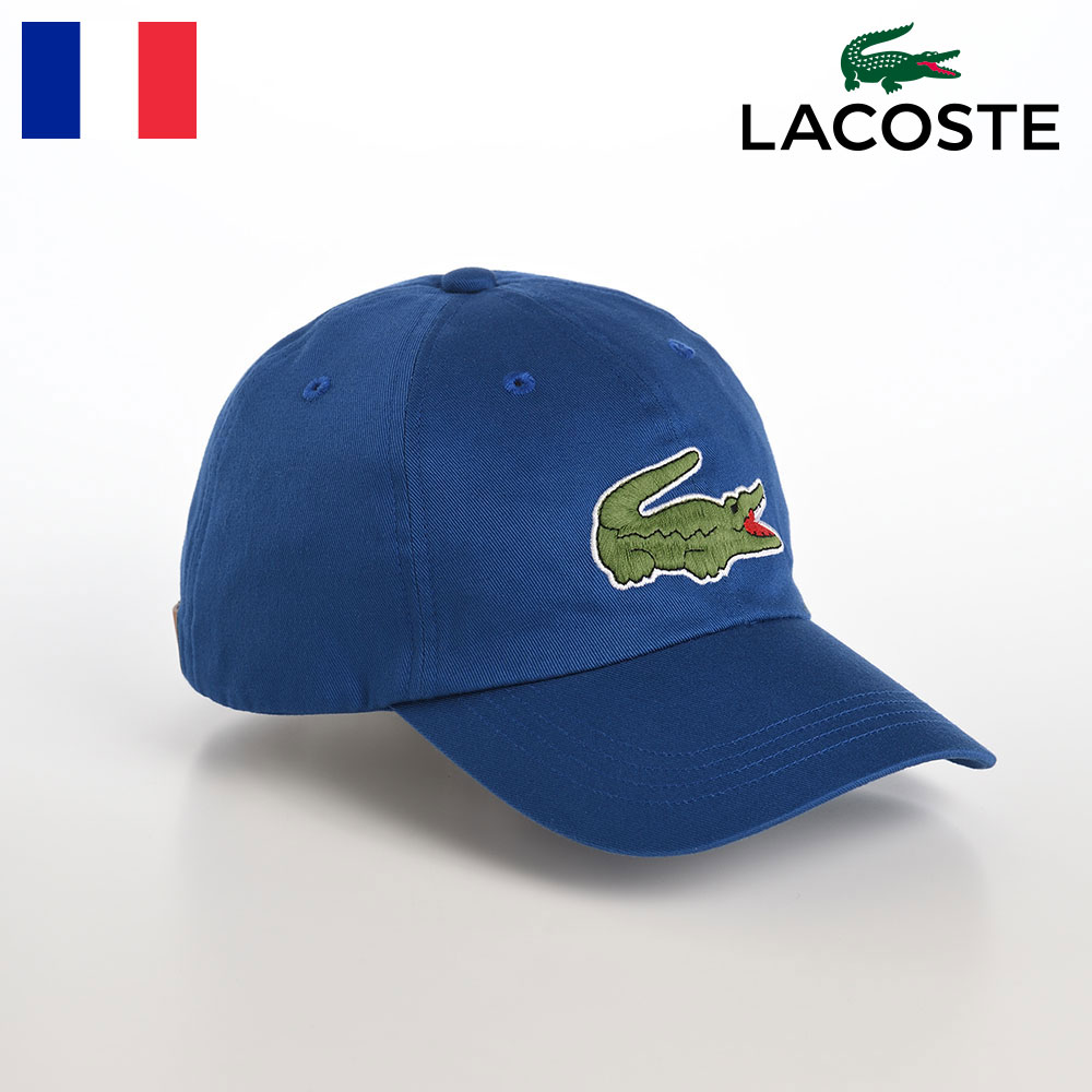 ラコステ LACOSTE ラコステ 帽子 父の日 ロゴキャップ CAP 春 夏 秋 冬 メンズ レディース ベースボールキャップ 野球帽 カジュアル シンプル ワニロゴ 普段使い スポーツ オールシーズン フランスブランド BIG LOGO CAP（ビッグロゴ キャップ） L1231 ブルー