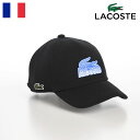 LACOSTE RXe Xq SLbv CAP t  H ~ Y fB[X x[X{[Lbv JWA Vv jS X|[c jZbNX I[V[Y tXuh PRINT SWEAT CAPivgXEFbgLbvj L1267 ubN