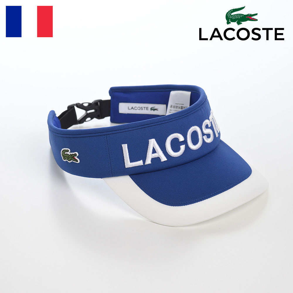 LACOSTE ラコステ 春 夏 秋 冬 メンズ レディース 父の日 LOGO VISOR（ロゴバイザー） L1277 ブルー