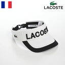 ■別のカラーはこちらブラックレッドブルー仕様 カラー：ホワイト ブランド：LACOSTE（ラコステ）／フランス 素材：ポリエステル100％ つばの広さ：約7.5cm 重さ：約70g サイズ調整箇所：後ろ 日本製 ■ サイズの目安 57cm(適応サイズ 55cm-59cm) ■ 取り扱いのご注意 摩擦や水分、汗や日光により色落ち、変色することがありますのでご注意ください。 汗のついたままかぶり続けずに、早めに家庭でお洗いください。 手洗い可能　[手洗いについてのご説明] ※洗濯の際には品質表示タグの記載内容をご確認ください。 誰もが知るワニのマークに宿る、フレンチシックなライフ・スタイル。 LACOSTE（ラコステ）の創業者であるルネ・ラコステは1904年生まれ。17歳の時にテニスのトーナメントで優勝し、1924年には全仏オープンで初優勝。引退するまでに4大大会の優勝数が10に達する偉大なテニスプレイヤーでした。 フェアプレーを重んじ、エレガントなテニス選手であったルネ・ラコステは、ファッションに革命をもたらした発明家でもありました。 LACOSTE（ラコステ）の精神を表すのは、テニスとゴルフにインスパイアされた、モダンでフランスらしいスタイルです。 街中でも着られるようなスタイリッシュなテニスウェア、スポーツにインスパイアされたワードローブ、現代的な魅力。 LACOSTE（ラコステ）はスタイルに革新を起こし、動きやすさ、快適さを与えます。