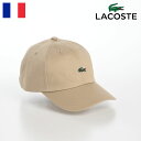 LACOSTE RXe Xq SLbv CAP t  H ~ Y fB[X x[X{[Lbv JWA Vv jS X|[c I[V[Y tXuh BASIC COTTON CAPix[VbNRbgLbvj L1279 x[W