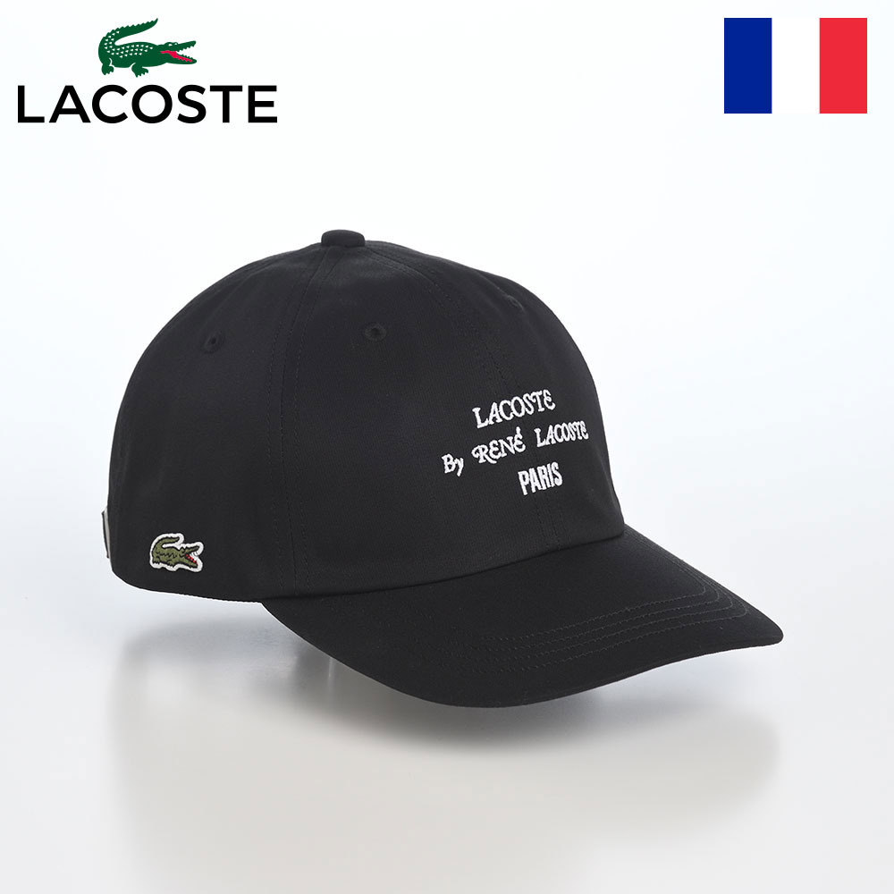 乐天商城 - LACOSTE ラコステ 帽子 キャップ CAP メンズ レディース ベースボールキャップ 野球帽 カジュアル シンプル ワニロゴ 普段使い スポーツ フランスブランド VENTILE CAP（ベンタイル キャップ） L1396 ブラック 父の日ギフト 2026