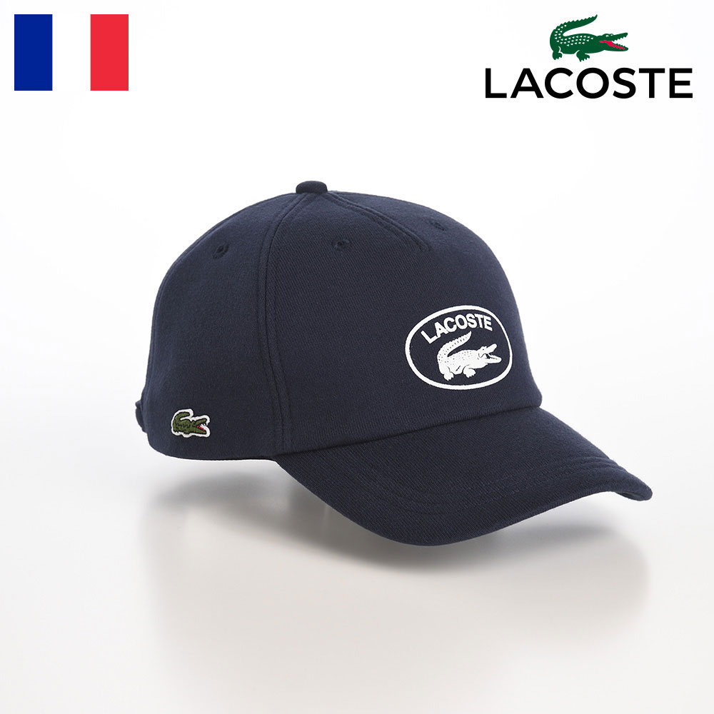 LACOSTE ラコステ 帽子 父の日 ロゴキャップ CAP 春 夏 秋 冬 メンズ レディース ベースボールキャップ シンプル ワニロゴ スポーツ ユニセックス オールシーズン フランスブランド OVAL LOGO JERSEY CAP（オーバルロゴジャージーキャップ） L7122 ネイビー