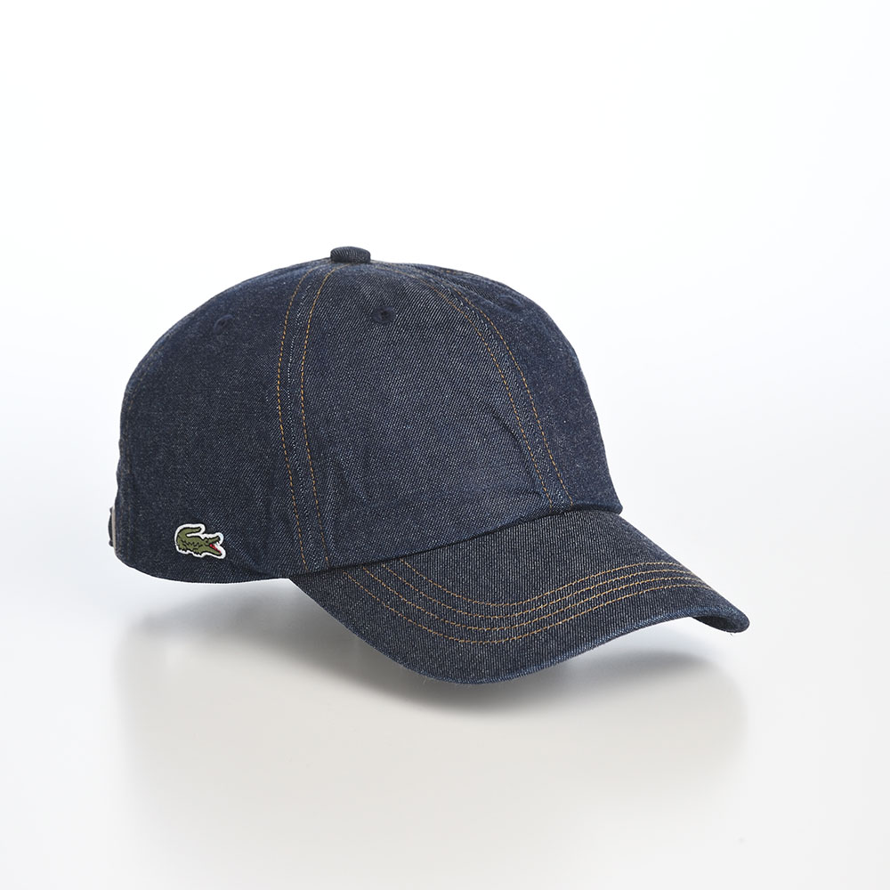 LACOSTE ラコステ 帽子 コットンキャップ CAP 春 夏 秋 冬 メンズ レディース ベースボールキャップ カジュアル ワニロゴ 普段使い スポーツ アウトドア オールシーズン フランスブランド 8oz DENIM CAP(8オンス デニム キャップ) L7148 ネイビー 2